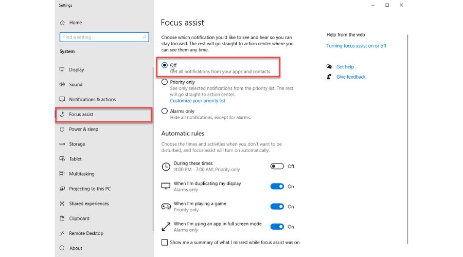 Snipping Tool Focus